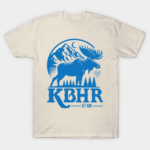 KBHR 57 AM /\/\/ Northern Exposure Radio Station T-Shirt by Trendsdk